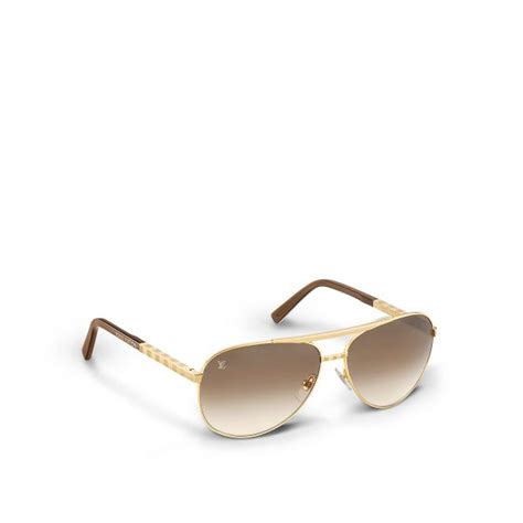 attitude pilote gold louis vuitton sunglasses|louis vuitton z0350w.